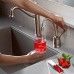 InSinkErator F-HC2215SN Indulge Tuscan Hot and Cold Water Dispenser Faucet  Satin Nickel - B00178TGOU